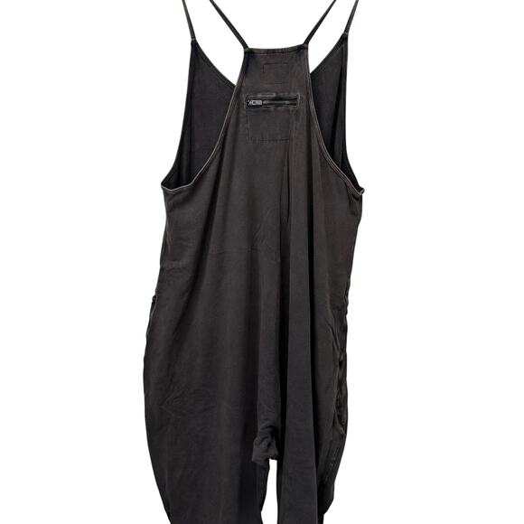 FP Movement Hot Shot Dark Gray Baggy Relaxed Jumpsuit Womens Large Relaxed Boho - Picture 6 of 12